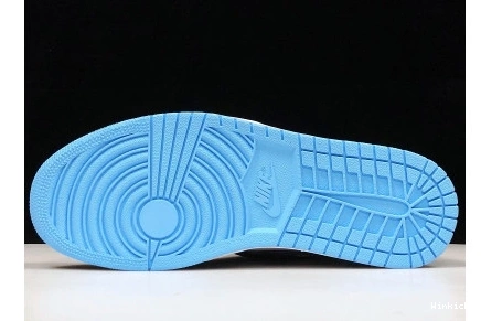 CD0461-401 LEATHER JORDAN BLUE CHILL UNC PATENT AIR 1 0807